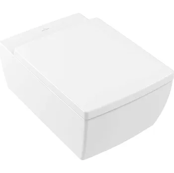 Klozet Villeroy & Boch Memento 2.0 - Závěsné WC, zadní odpad, DirectFlush, CeramicPlus, Stone White 4633R0RW