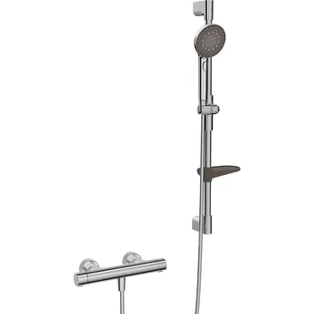 Sprchový set Hansa Prisma - Sprchový set s termostatem, 3 proudy, chrom 48130421