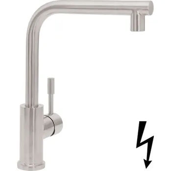 Vodovodní baterie Villeroy & Boch Modern Steel - Dřezová baterie, nerez 966811LC