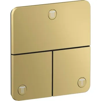 Vodovodní baterie Axor ShowerSelect ID - Ventil pod omítku pro 3 spotřebiče, leštěný vzhled zlata 36781990