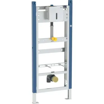 Geberit Duofix - Předstěnová instalace pro pisoár, s ovládáním splachování, výška 1,1 až 1,3 m, chrom mat 111.695.46.5