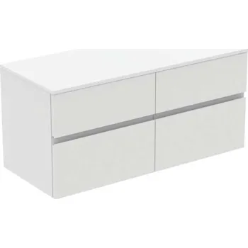 Nábytek Ideal Standard Finesse - Umyvadlová skříňka, 120x51x56 cm, 4 zásuvky, matná bílá E3437Y1