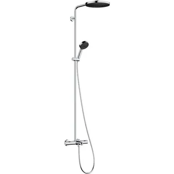 Sprchový set Hansgrohe Pulsify S Puro - Sprchový set s vanovým termostatem, průměr 26 cm, 3 proudy, EcoSmart, chrom 24232000
