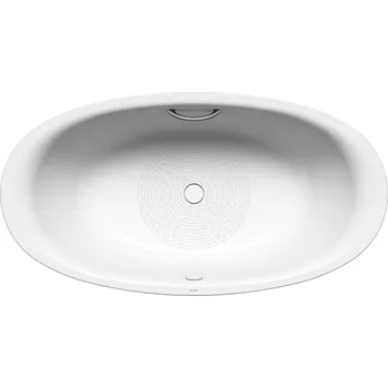 Vana Kaldewei Avantgarde - Vana Ellipso Duo Oval 232, 190x100 cm, s otvory pro madlo, antislip, bílá 286210220001