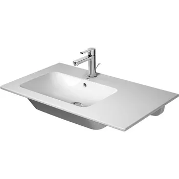 Umyvadlo Duravit ME by Starck - Asymetrické umyvadlo 83x49 cm, 1 otvor pro baterii vlevo, bílá 2345830000