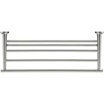 Držák na ručník Duravit Starck T - Držák ručníků, délka 60 cm, kartáčovaný nerez 0099447000