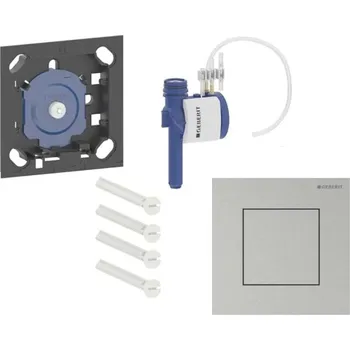 Splachovací tlačítko Geberit - Pneumatické ovládání splachování pisoáru typu 40, easy to clean, kartáčovaná nerez 116.217.FW.1