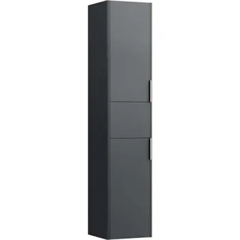 Nábytek Laufen Base - Vysoká skříňka, 165x35x34 cm, 1 zásuvka, 2 dvířka, panty vpravo, šedá H4027111102661