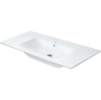 Umyvadlo Duravit ME by Starck - Nábytkové umyvadlo 103x49 cm, s WonderGliss, matná bílá 23361032601