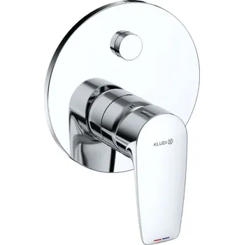 Vodovodní baterie Kludi Pure&Solid - Baterie pod omítku pro 2 spotřebiče, chrom 347590575