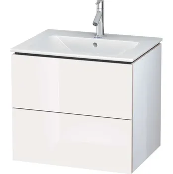 Koupelnový nábytek Duravit L-Cube - Umyvadlová skříňka 55x62x48 cm, 2 zásuvky, lesklá bílá LC624002222