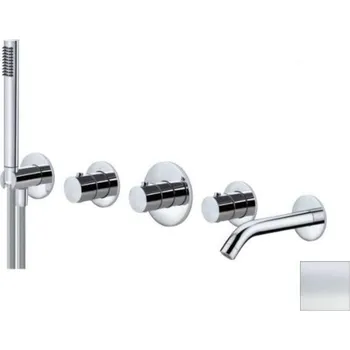 Vodovodní baterie Paffoni Modular Box - Termostatická baterie pod omítku, pro 2 spotřebiče, matná bílá MDE001BO