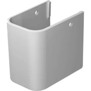 Duravit Happy D.2 - Polosloup, bílá 0858280000