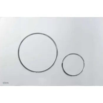 Splachovací tlačítko Alcadrain Thin - Ovládání splachování, chrom mat M672