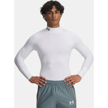 Under Armour Pánské tričko CG Armour Comp Mock 1366072-100 Bílá SM