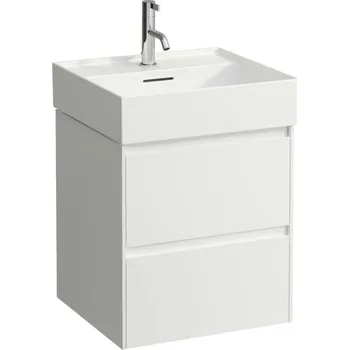 Koupelnový nábytek Laufen Lani - Umyvadlová skříňka, 48x45x52 cm, 2 zásuvky, lesklá bílá H4035121122611