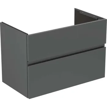 Nábytek Ideal Standard Finesse - Umyvadlová skříňka, 80x44x55 cm, 2 zásuvky, matný antracit E3387Y2