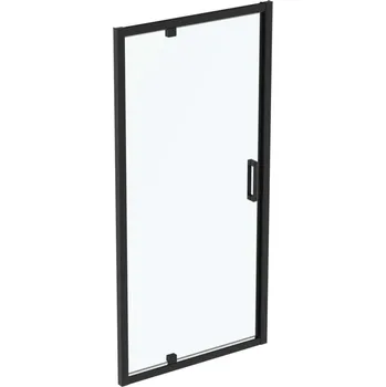 Sprchové dveře Ideal Standard Connect 2 - Pivotové sprchové dveře 80 cm, černá/čiré sklo K9268V3