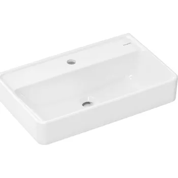 Umyvadlo Hansgrohe Xanuia Q - Umyvadlo 60x37 cm, bez přepadu, otvor pro baterii, bílá 60215450
