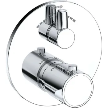 Vodovodní baterie Kludi Zenta SL - Termostatická baterie pod omítku, pro 2 spotřebiče, chrom 388100545