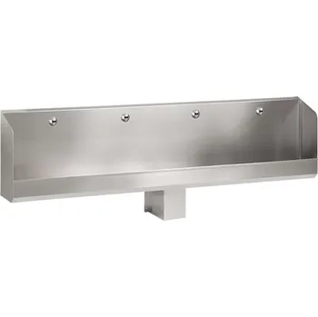 Odvodňovací žlab Sanela Nerezové pisoárové žlaby - Pisoárový žlab s elektronikou, délka 2400 mm, napájení z baterie, nerez SLPN 05EB