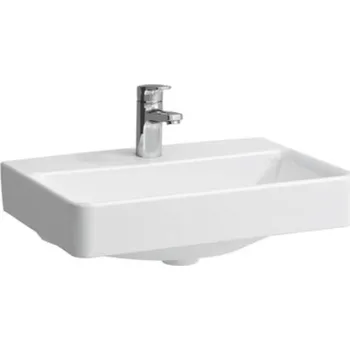 Laufen Pro S - Umyvadlo Compact, 55x38 cm, 1 otvor pro baterii, bez přepadu, s LCC, bílá H8189584001561