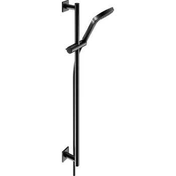 Sprchový set Keuco IXMO - Set sprchové hlavice, 3 proudy, tyče 86 cm a hadice, matná černá 59587370802