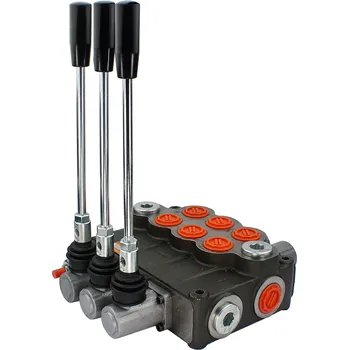 Rozvaděč BADESTNOST 3-sekční hydraulický rozvaděč 160L se sekcí se západkou pro ovládání hydromotoru