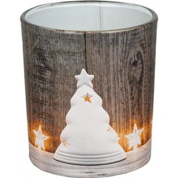 Svíčka Svíce vonná sklo s fólií Christmas glow (sn72s-47)