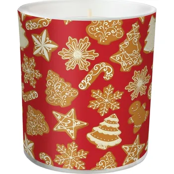 Svíčka Svíce vonná sklo s fólií Sweet gigerbreat (sn72s-46)