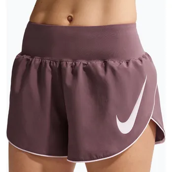 Dámské oblečení Dámské běžecké šortky Nike Tempo Swoosh Dri-Fit Mid-Rise s vnitřní slipovou vložkou tattoo/pin foam