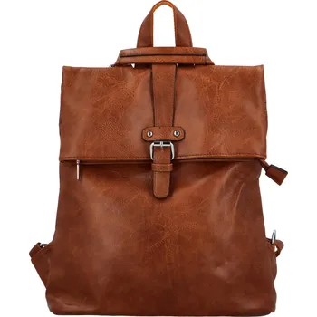 Městský batoh Trendy dámský kabelko-batoh Sinast, hnědá