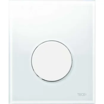 Tece TECEloop - Ovládání splachování pisoáru, bílé sklo/bílá 9242650