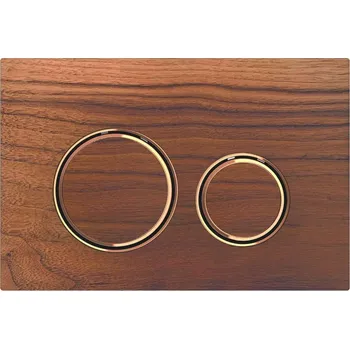 Splachovací tlačítko Geberit Sigma21 - Ovládací tlačítko pro 2 množství splachování, ořech americký/červené zlato 115.650.JX.1