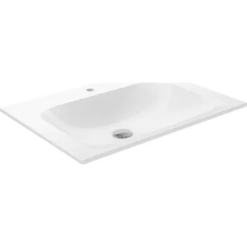 Umyvadlo Keuco Plan - Umyvadlo 66x49 cm, skrytý přepad, otvor pro baterii, CleanPlus, bílá 32950316501