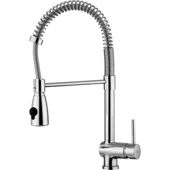 Vodovodní baterie Paffoni Stick - Dřezová baterie s flexibilním ramenem, chrom SK178CR