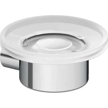 Kludi Vela R - Mýdlenka s držákem, sklo/chrom 5898505