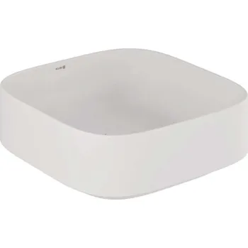 Umyvadlo Kludi Resa C - Umyvadlo na desku, 40x40 cm, matná bílá 58CW3053