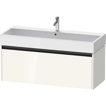 Koupelnový nábytek Duravit Ketho.2 - Umyvadlová skříňka 44x118x46 cm, 1 zásuvka, lesklá bílá K25079022220000
