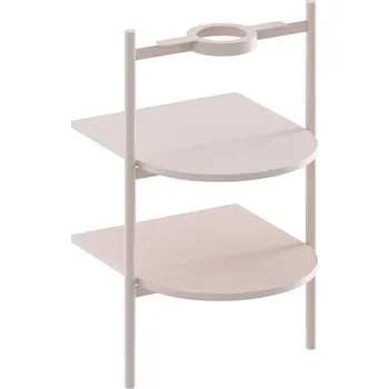Koupelnový nábytek Ravak Yard - Konstrukce s policemi pod umyvadlo, Alabaster Pink D80000G004