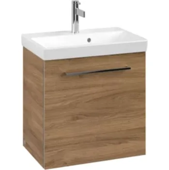 Villeroy & Boch Avento - Umyvadlová skříňka, 53x51x35 cm, 1 dvířka, Oak Kansas A88801RH