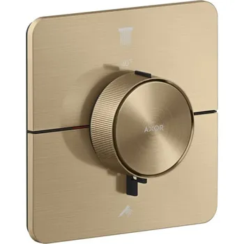 Vodovodní baterie Axor ShowerSelect ID - Termostatická baterie pod omítku, pro 2 spotřebiče, kartáčovaný bronz 36754140