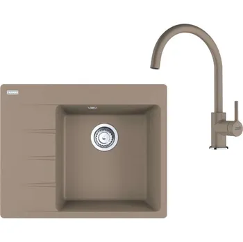 Granitový dřez Franke Sety - Kuchyňský set G269KA, fragranitový dřez CNG 611-62 TL/7 a baterie FC 6018.424, kašmír 114.0700.665