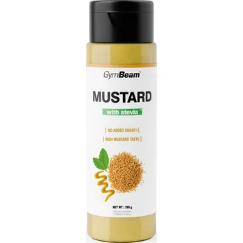 Anabolizér GymBeam Mustard with stevia sweetener 380 g