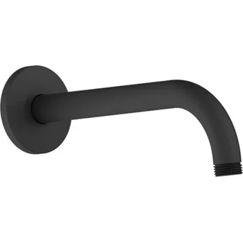 Tyč na sprchový závěs Duravit Příslušenství - Sprchové rameno, 21 cm, matná černá UV0670027046