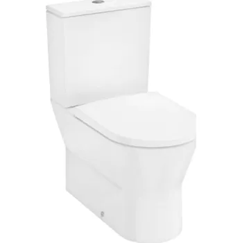 Klozet Hansgrohe EluPura Original S - WC kombi se sedátkem, vario odpad, Rimless, bílá 60205450