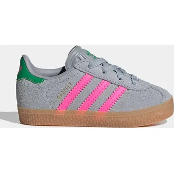 Chlapecké tenisky Dětské semišové tenisky adidas Originals GAZELLE IH6477 šedá 90X, EUR 19