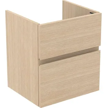 Nábytek Ideal Standard Finesse - Umyvadlová skříňka, 48x41x54 cm, 2 zásuvky, bílý dub E3407US
