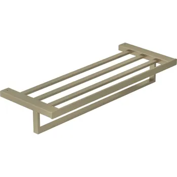 Kludi Vela C - Držák ručníku s poličkou, délka 60 cm, kartáčovaný nikl 31989N5