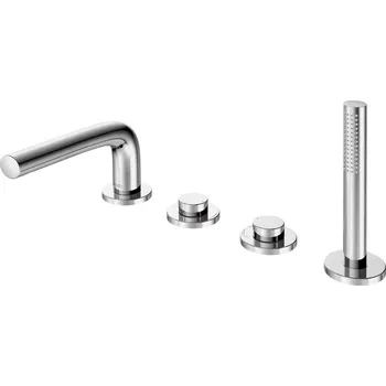Vodovodní baterie Keuco Edition 400 - Baterie na okraj vany, 4-otvorová instalace, chrom 51530010100